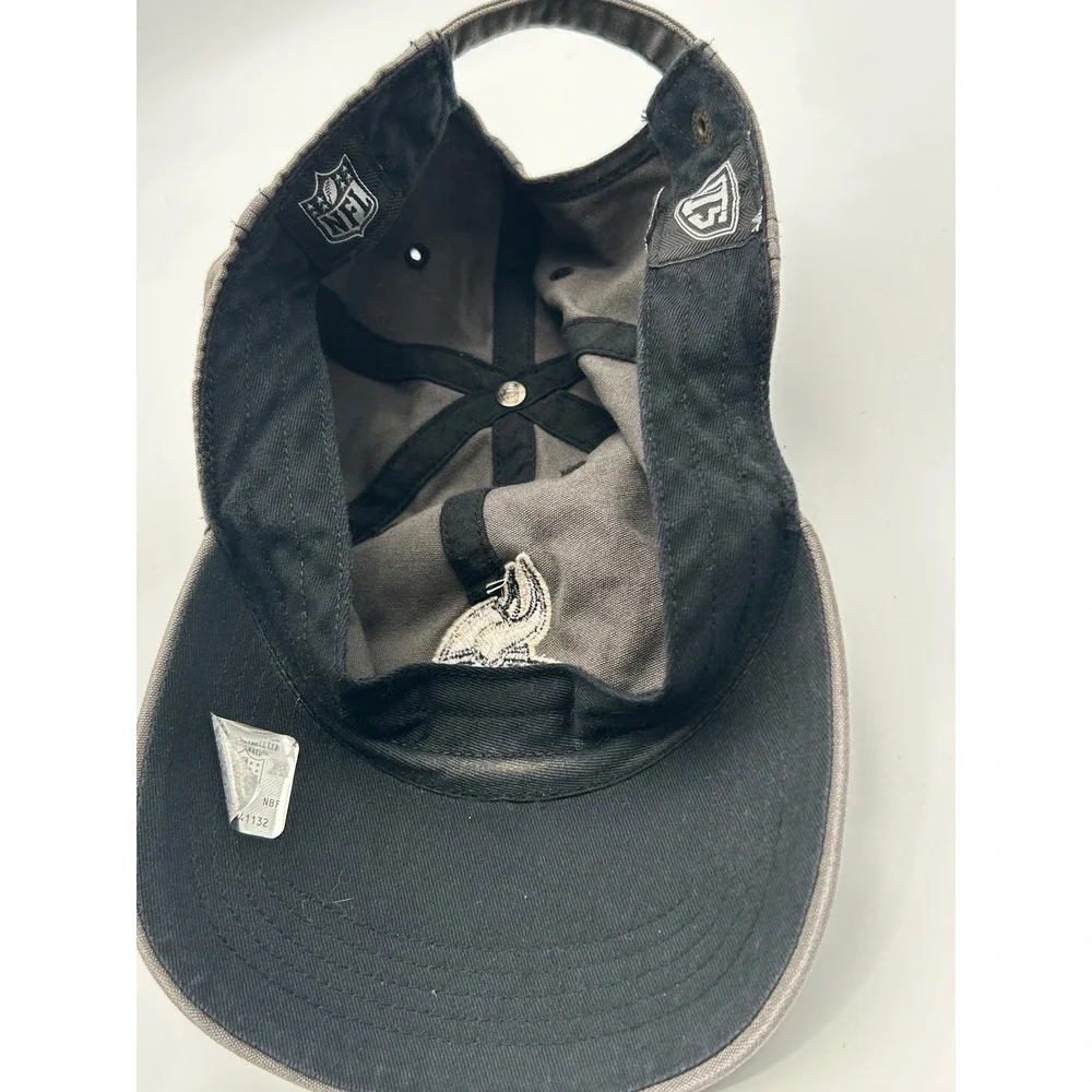Minnesota Vikings NFL Hat‎ Gray Adjustable Strapback Cap Embroidered Logo
